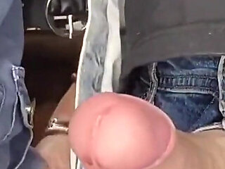 Biker Chick Gives Me a Tight Handjob That Leads to Massive Cumshot