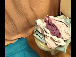 Showering sissy loses personal wardrobe rights