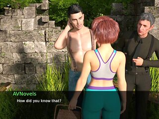 Dusklight Manor adventure with a hot brunette featuring big tits and a big ass