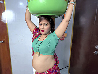 Desi Village Bhabhi Cheated on Her Husband. She Fucked by Her Boss in Hindi Audio