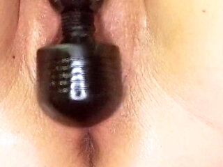 Using My Wand to Play with My Clit While My Husband Finger Fucks Me