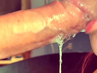 Amateur wife's best friend sucks sperm from his eggs