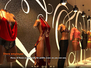 Darker.the Lesbian Lewdness of the Married Woman in the Clothing Store - Episode 12,13