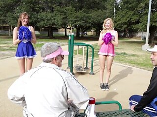 Young Alexa Grace gets naughty with MILF Molly in a wild amateur sesh