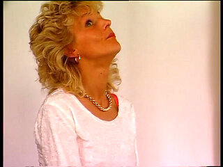 Vintage babes getting naked and touching each other at casting