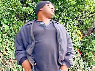 Young white guy sucks and fucks chubby black thug