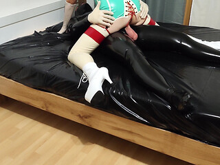 Hot Latex Nurse Got Fucked Hard. Second Angle