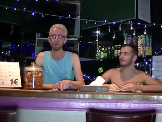 Juan Pere fucked bareback by Angel Garcia