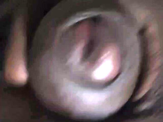 Masturbating horny man