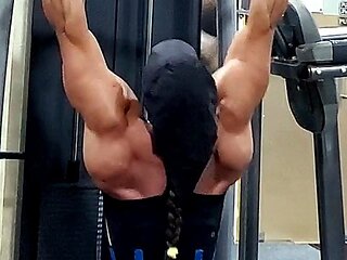 Amateur striptease and Solo masturbation