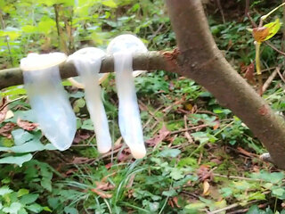 Swallowing Cum From Three Used Condoms Found Outdoor