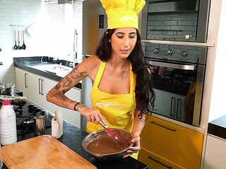 Hot Lesbian Latinas cooking - Part 3 - SFW