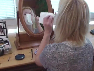Make up and cleaning face
