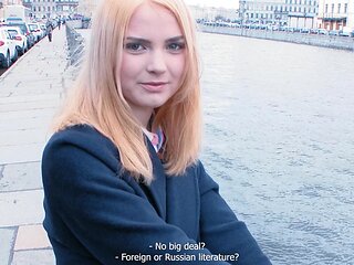 A couple has an intense encounter with a stunning blonde in a passionate session.