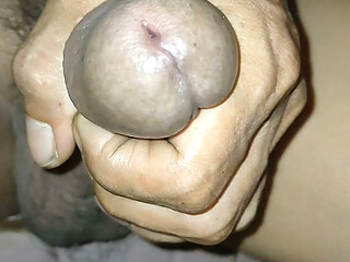 squat in front of me and lick my cum