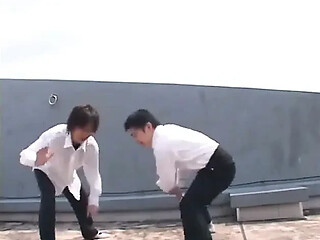 Dominant beauty Leona Kanzaki takes control in step play