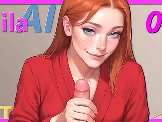 MILA AI #09 &bull_ Taking care of his hard cock