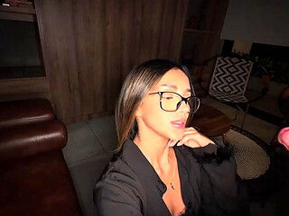 Samy Sun7 Rides Boss for Hiring Rough, Swallows Cumshot