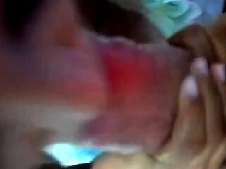 Mom Deepthroats a Massive White Cock