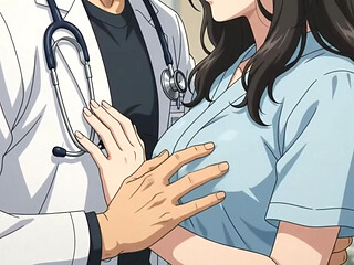 Horny doctor seduce milf and fuck her ass hard