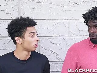 Gay Teen 18+ Rides Black Schlong