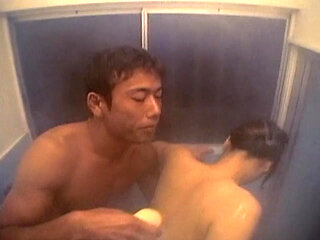 Asian MILF Playing in the Shower