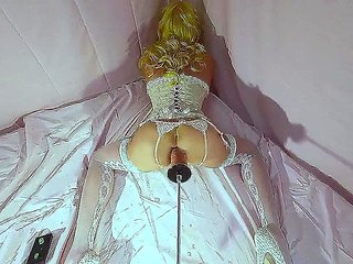 Sissi Stacy Fisting Here Anal Hole and Riding Fuckmachine