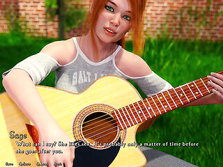 Being a Dik - Going to the Next Step with Cheating Busty Red Head While Learning Her How to Finger Play the Guitar