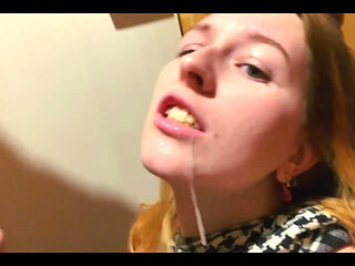 Met on the Street and Fucked a Blonde with a Big Ass at Home