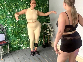 Lesbian Dance Teacher Fucks Student in Hot Classroom Sex