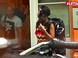 Petite Latina Frida Sante gets seduced by her best friend and takes him