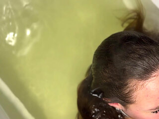 Dipping Beauty a Mermaids Silent Struggle