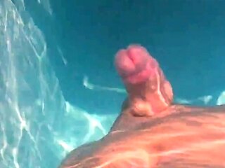 Swimming Pool Masturbation Hands Free Orgasm