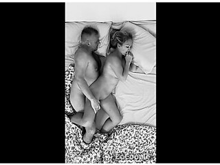 Overhead Night Cam Real Couples Intimate Bedroom Sex