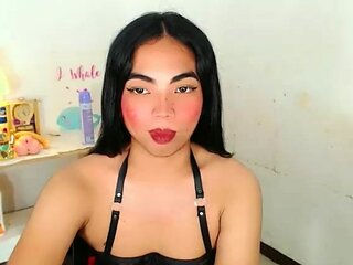 Jerking off shemale tranny solo play