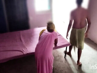 Indian Desi Mature Stepbrother Fucks Stepsister Doggy Style Big Natural Tits