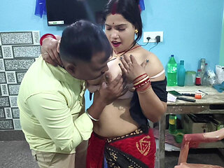 Hot Indian MILF Maid Wife Is Seducing and Fucking Hard, Desi Sex Video