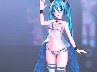 Hatsune Miku Dancing And Playing With Toys - MMD by Dec