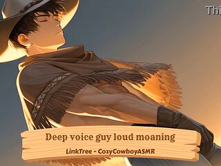 Deep voice stud with some serious moaning action