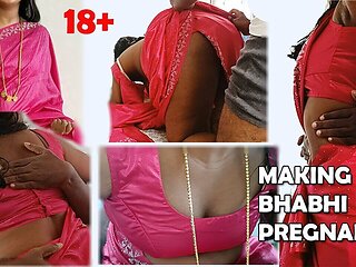 Making My Bhabhianni Pregnant Sex in Saree- 1
