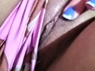 Indian girl shows her vagina and her ass open