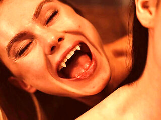Goth Lesbian Vampire Domination - Nancy Ace Bites Matty Mila's Neck in Hot Halloween Sex