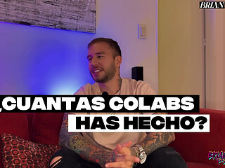 Melthoney sucks her feet and busts her big ass after an interview with Brian Evansx