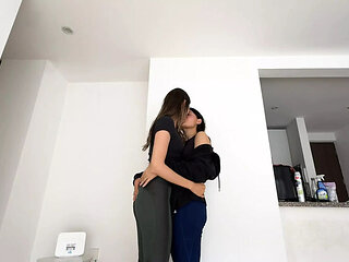 My Neighbor Scarlettandc Fingers My Pussy Hard Until I Cum - Lesbian Latina HD