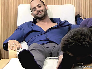 Orion Discovers the Erotic Bliss of Having His Feet Worshiped