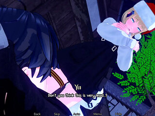 Stepsister fuck me in backyard