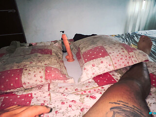 LATINA WITH BIG ASS DOUBLE PENETRATION IN THE ASS, AND HER PUSSY... ENDS UP FULL OF CUM