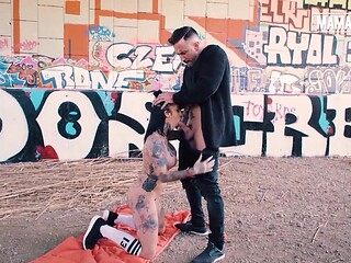 Outdoor Whore Gets Fucked Doggy Style by Big Dick - Mamacitaz