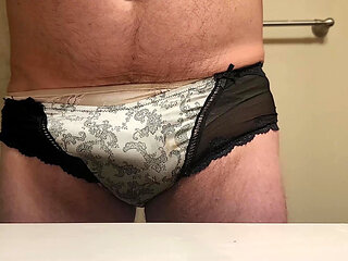 Daddy playing IN my panties again!