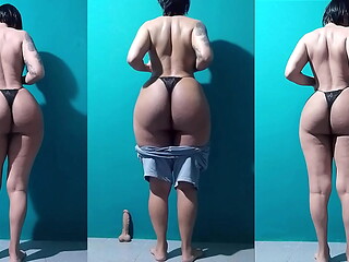 Femboy Rabuda Rebolando e Gemendo igual uma Puta